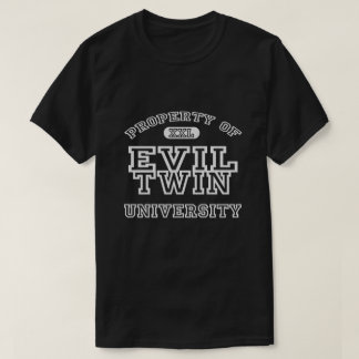 Camiseta Propiedad De La Universidad Twin Del Mal