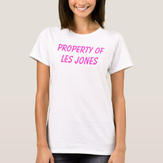 CAMISETA PROPIEDAD DE LES JONES