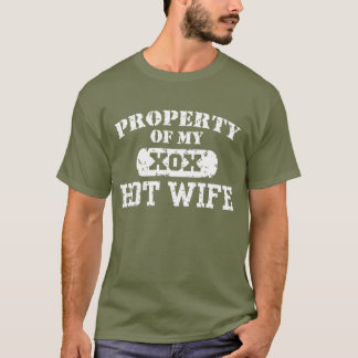 Camiseta Propiedad de mi esposa caliente