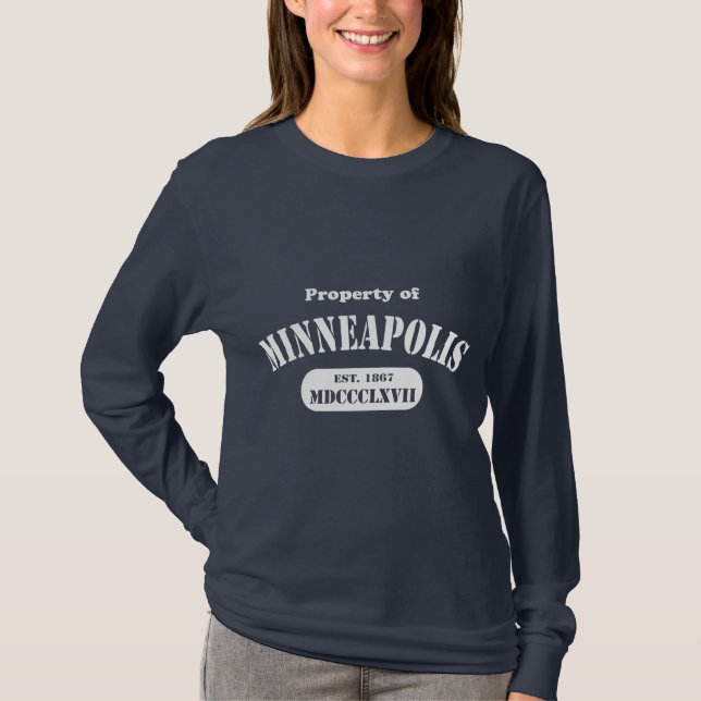 Camiseta Propiedad de Minneapolis (Anverso)