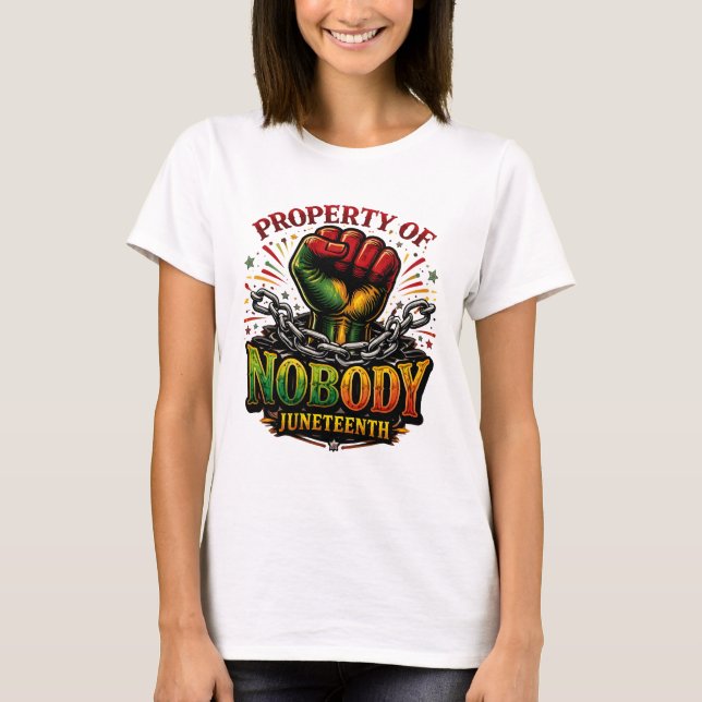 Camiseta Propiedad de Nadie (Anverso)
