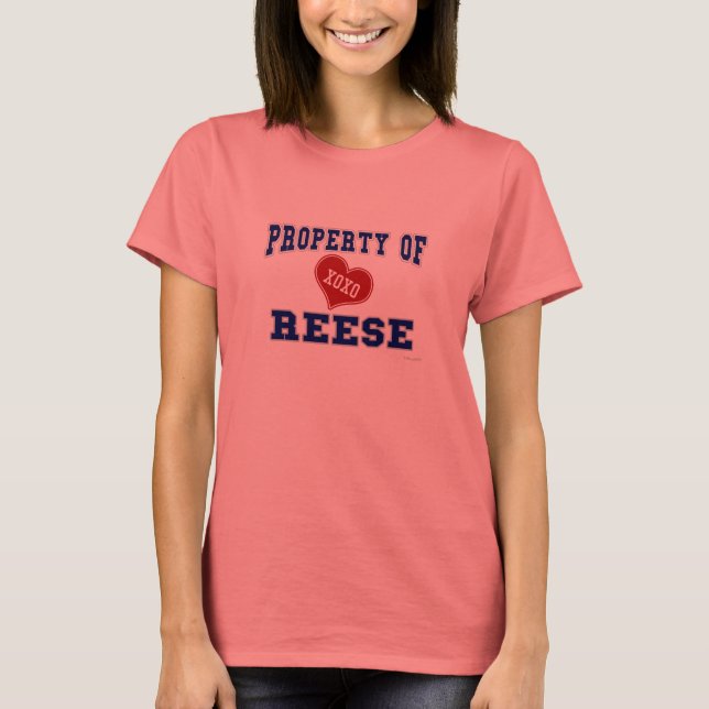Camiseta Propiedad de Reese (Anverso)