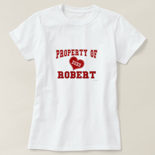 Camiseta Propiedad de Roberto (Diseño del anverso)