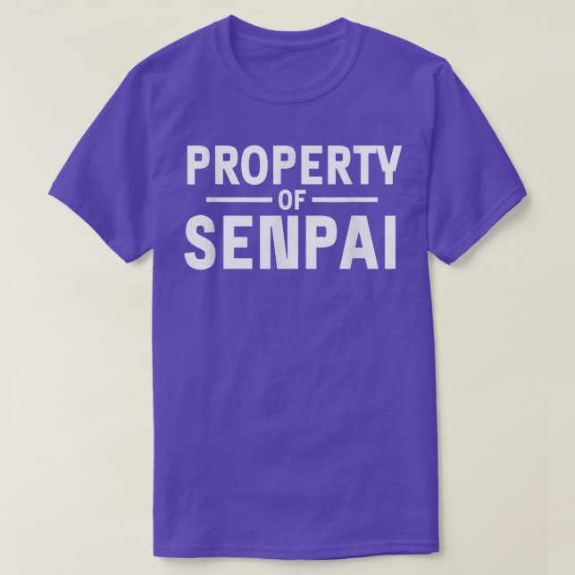 Camiseta Propiedad de Senpai Shirt Japanese Lover Weeaboo A (Diseño del anverso)