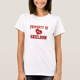 Camiseta Propiedad de Sheldon