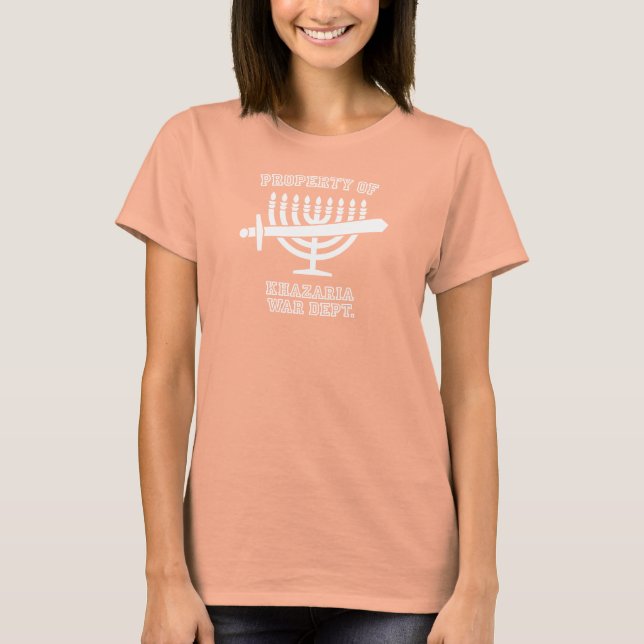 Camiseta Propiedad de T-Shirt de la guerra de Khazaria de (Anverso)