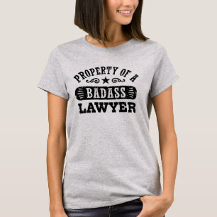 Camiseta Propiedad de un abogado de Badass