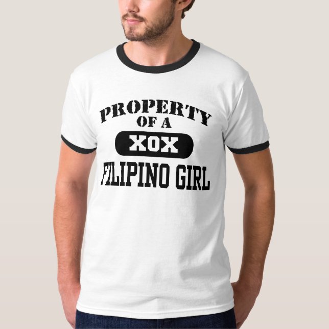 Camiseta Propiedad de un Chica filipino (Anverso)
