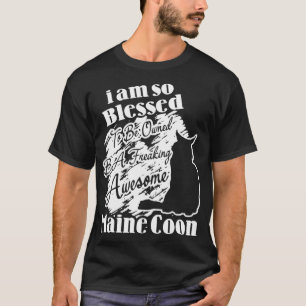 Camiseta Propiedad de un gato Maine Coon