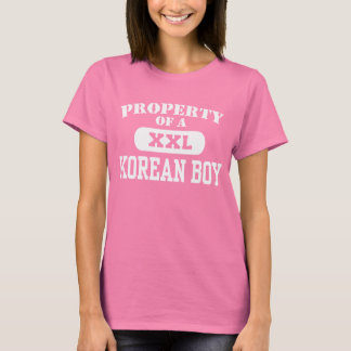 Camiseta Propiedad de un niño coreano