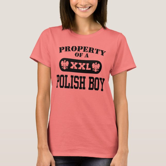 Camiseta Propiedad de un niño polaco (Anverso)