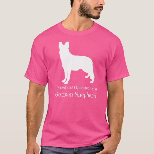 Camiseta Propiedad De Un Pastor Alemán Alsaciano D (Anverso)