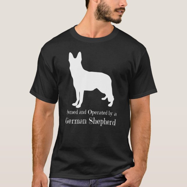 Camiseta Propiedad De Un Pastor Alemán Alsaciano D (Anverso)