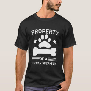 Camiseta Propiedad de un perro pastor alemán