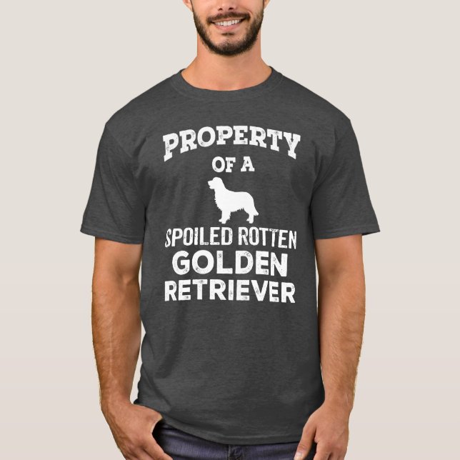 Camiseta Propiedad de un pozo de oro podrido estropeado (Anverso)