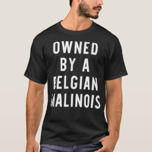 Camiseta Propiedad De Un Regalo Belga De Perro Gracioso De