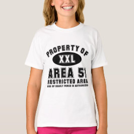 Camiseta Propiedad del área 51