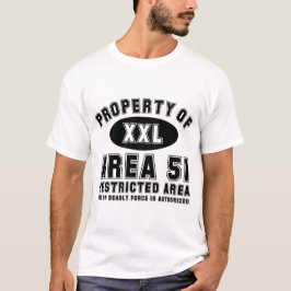 Camiseta Propiedad del área 51