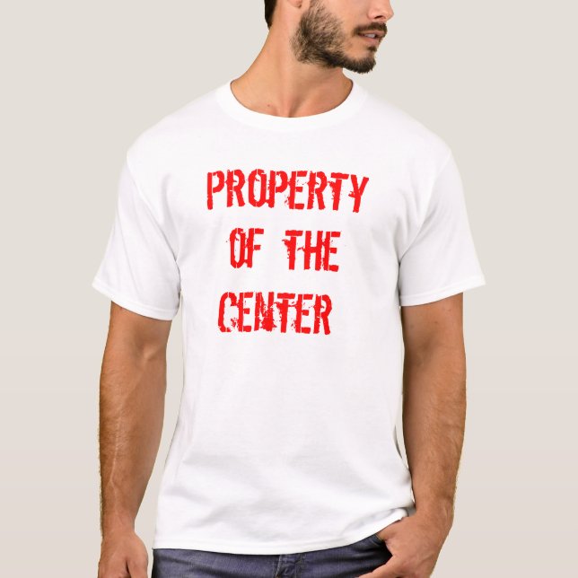 Camiseta Propiedad del centro (Anverso)