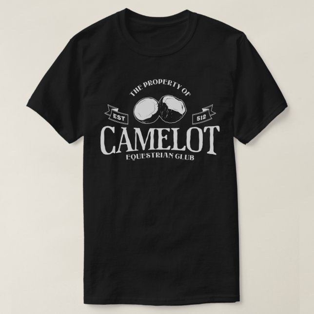 Camiseta Propiedad Del Club Ecuestre De Camelot (Diseño del anverso)