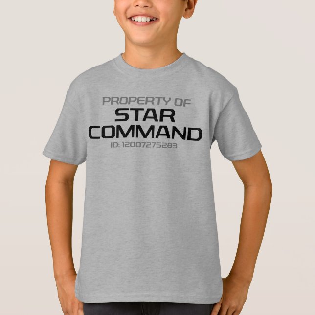 Camiseta Propiedad Del Comando Star (Anverso)