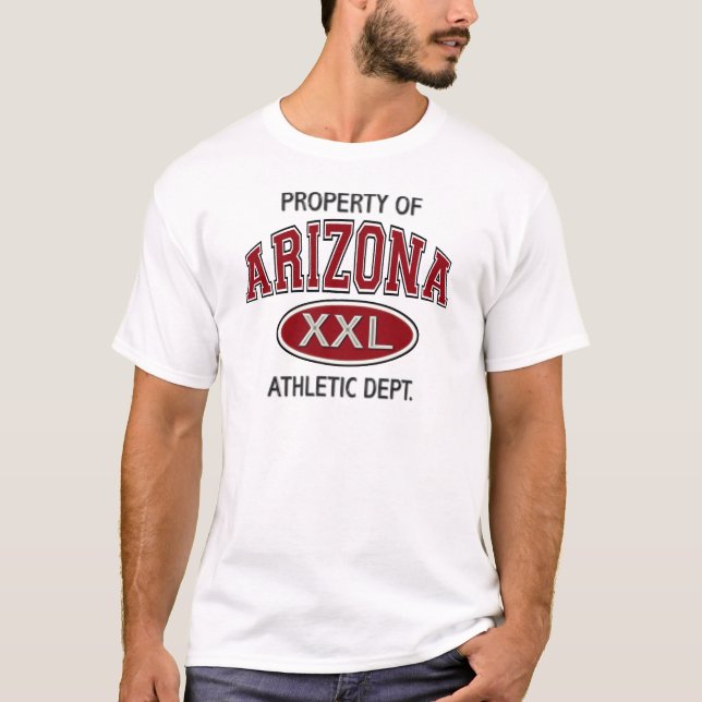 CAMISETA PROPIEDAD DEL DEPARTAMENTO ATLÉTICO DE ARIZONA (Anverso)