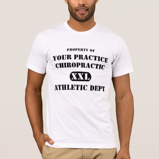 Camiseta Propiedad del departamento atlético de la (Anverso)