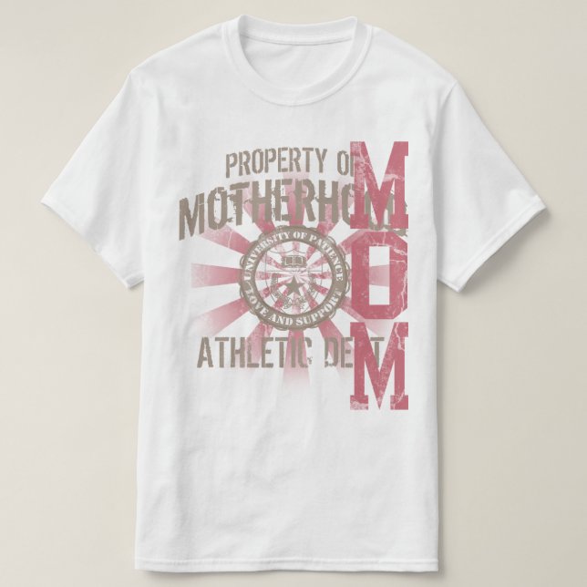 Camiseta Propiedad del departamento atlético de la Madre Ca (Diseño del anverso)