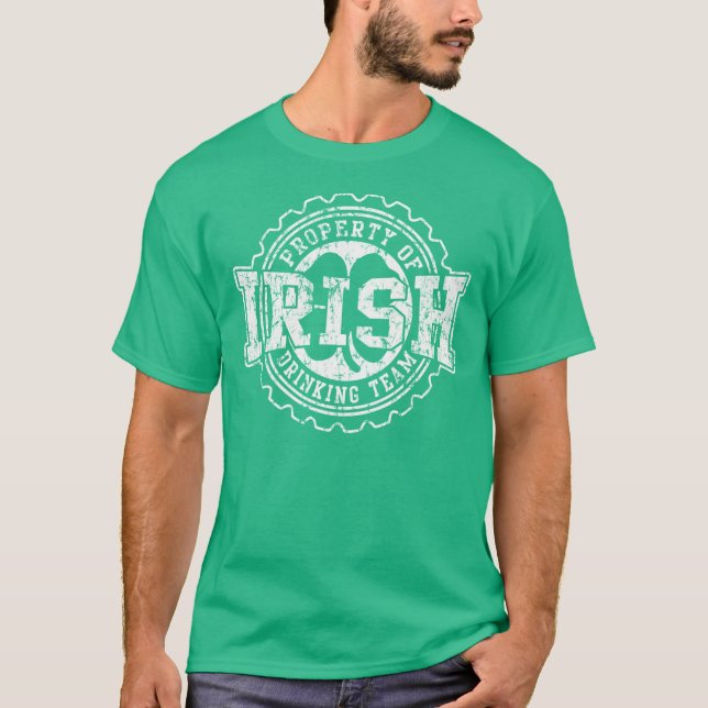 Camiseta Propiedad del equipo irlandés de bebidas St Patric (Anverso)