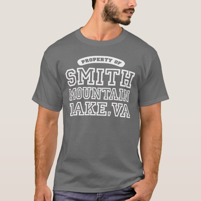 Camiseta Propiedad del lago mountain de Smith, Virginia (Anverso)