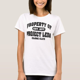 Camiseta Propiedad del proyecto Leda (negro)