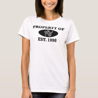 Camiseta Propiedad del tanque del tirante de espagueti de