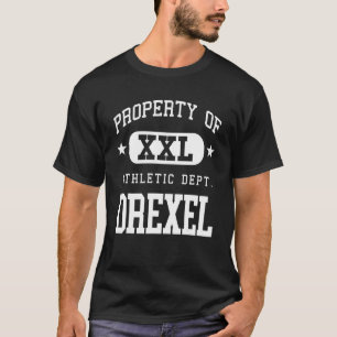 Camiseta Propiedad Escolar Atlética Drexel XXL