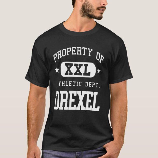 Camiseta Propiedad Escolar Atlética Drexel XXL (Anverso)