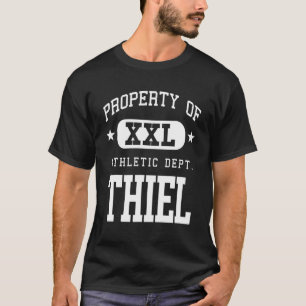 Camiseta Propiedad Escolar Atlética Thiel XXL