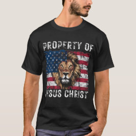 Camiseta Propiedad Jesucristo León Cristiano Judá Julio 4