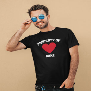 Camiseta Propiedad Personalizada De