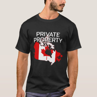 Camiseta Propiedad privada de Canadá
