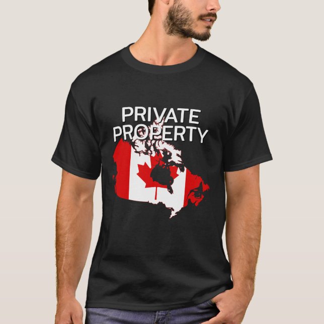 Camiseta Propiedad privada de Canadá (Anverso)