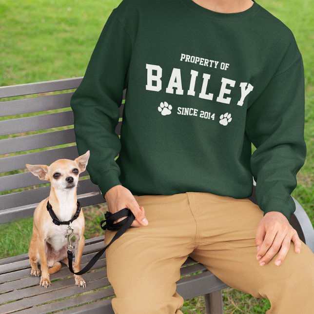 Camiseta Propiedad Propietaria Del Mascota De Paws Del Nomb (Subido por el creador)