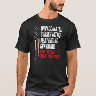 Camiseta Propietario conservador no vacunado de armas de ca