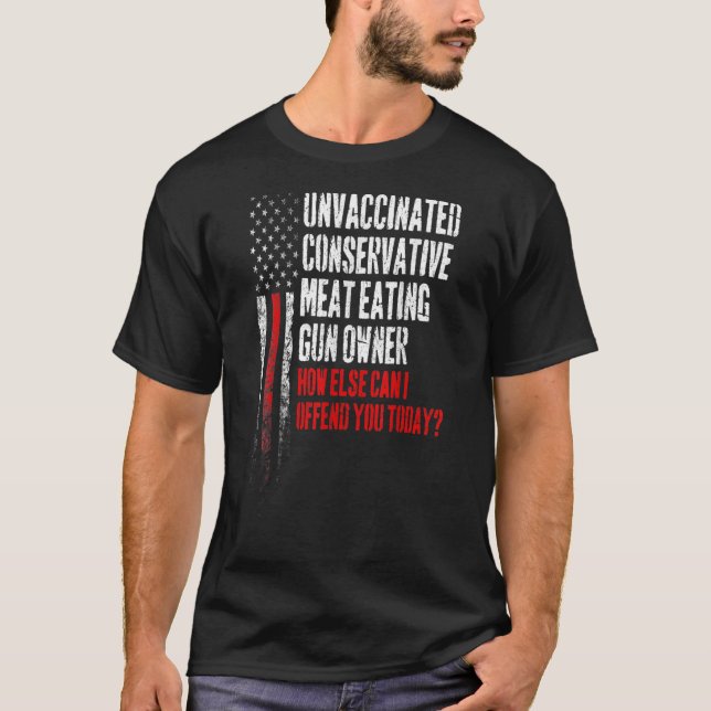Camiseta Propietario conservador no vacunado de armas de ca (Anverso)