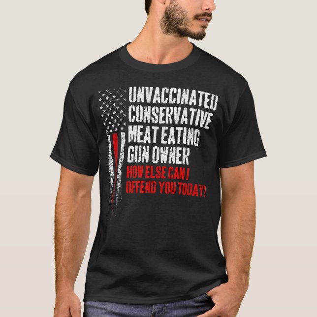 Camiseta Propietario conservador no vacunado de armas de ca (Anverso)