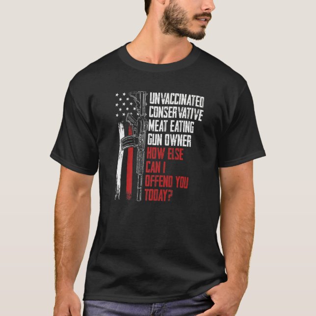 Camiseta Propietario conservador no vacunado de armas de ca (Anverso)
