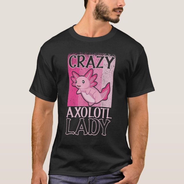 Camiseta Propietario de Axolotl Loco Axolotl Lady (Anverso)