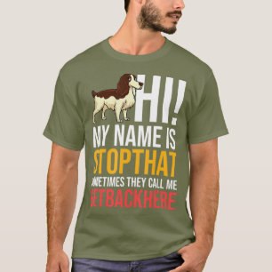 Camiseta Propietario de cachorros de perrito español Spring