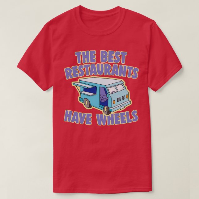 Camiseta Propietario de Camión de Comida (Diseño del anverso)