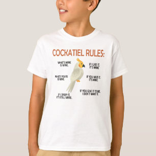 Camiseta Propietario de Cockatiel Regalos de pájaro Cockat