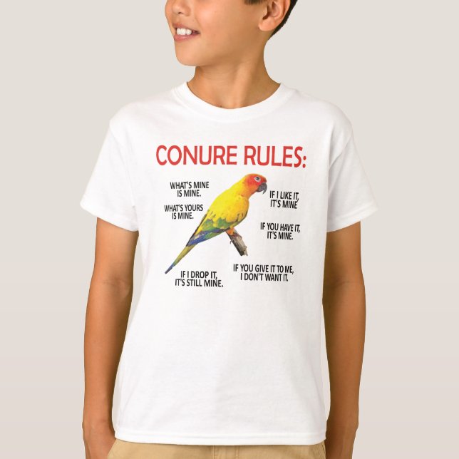 Camiseta Propietario de Conure Conure Lover Parrot Ave Ave  (Anverso)