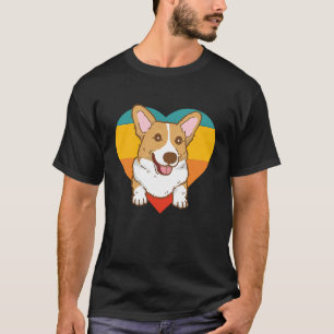 Camiseta Propietario de Corgi Retro Cute Vintage